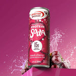 Black Cherry Sparkling Protein Soda